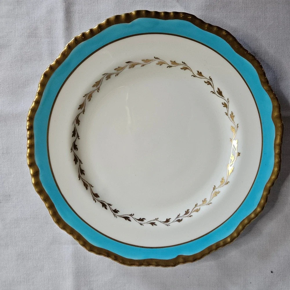 Royal Doulton Bone China Talbot Turquoise 1939 Plate 6